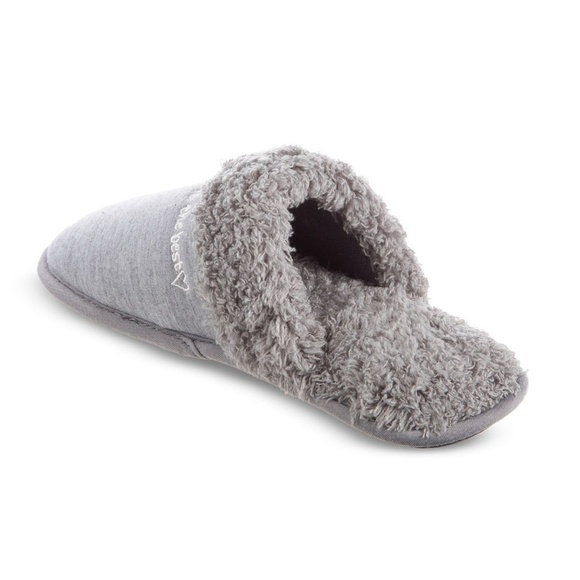 ISOTONER "Mom" Slippers Clog Faux Fur Memory Foam Pink Size X-Large 9.5 10 - Picture 3 of 7